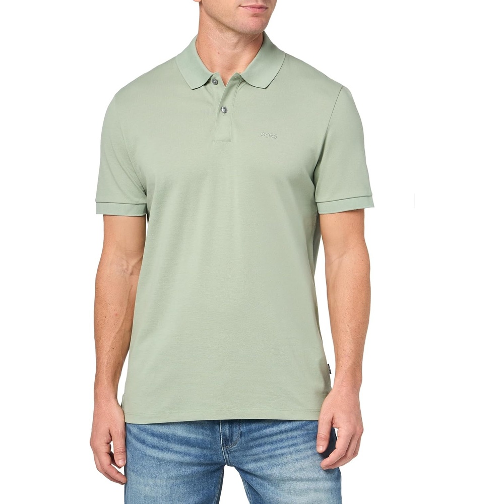image:imageBOSS Mens Pallas PoloSage Green