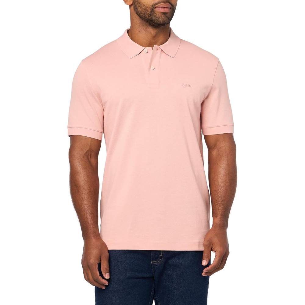 image:imageBOSS Mens Pallas PoloTan Rose