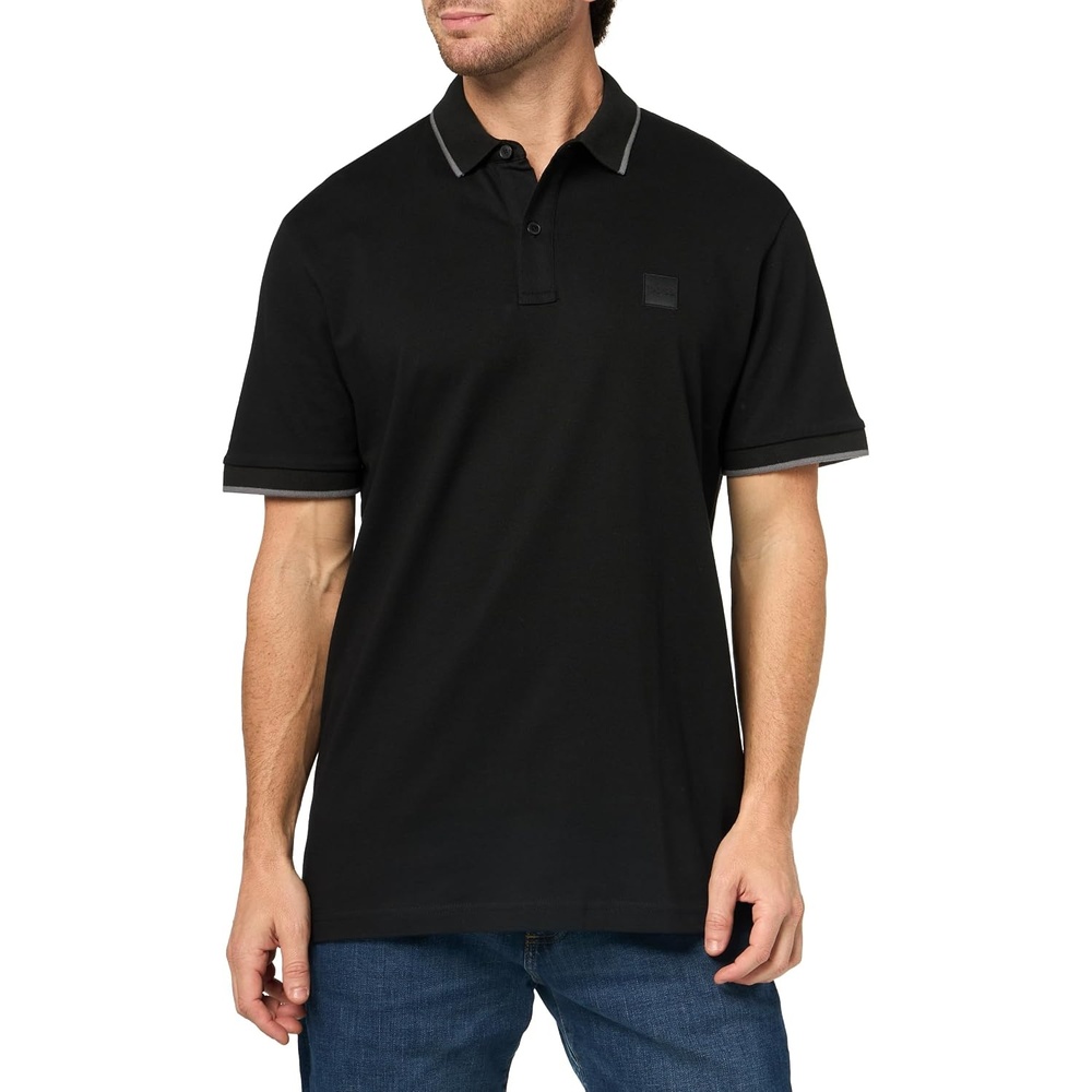 image:imageBOSS Mens Passertip PoloBlack Currant
