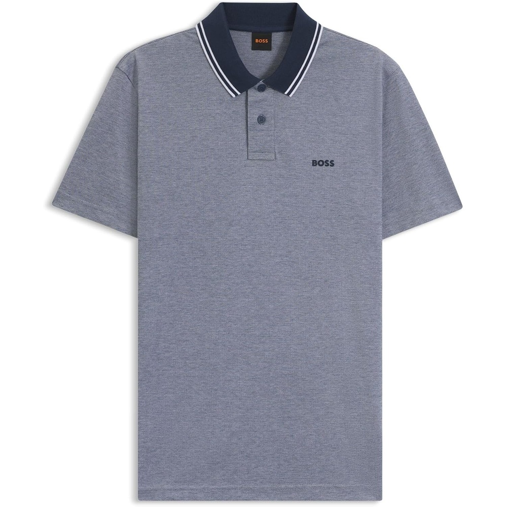 image:imageBOSS Mens Peoxford Polo Shirt Open BlueOpen Blue