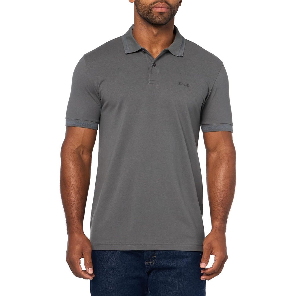image:imageBOSS Mens Pio Sporty Tonal Collar PoloMagnet