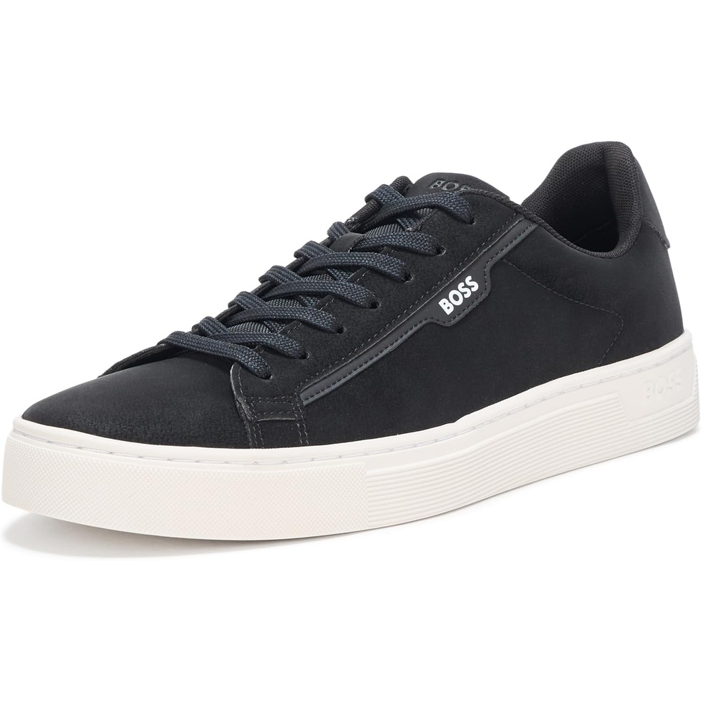 image:imageBOSS Mens Rhys Cupsole Small Logo SneakerBlack Olive