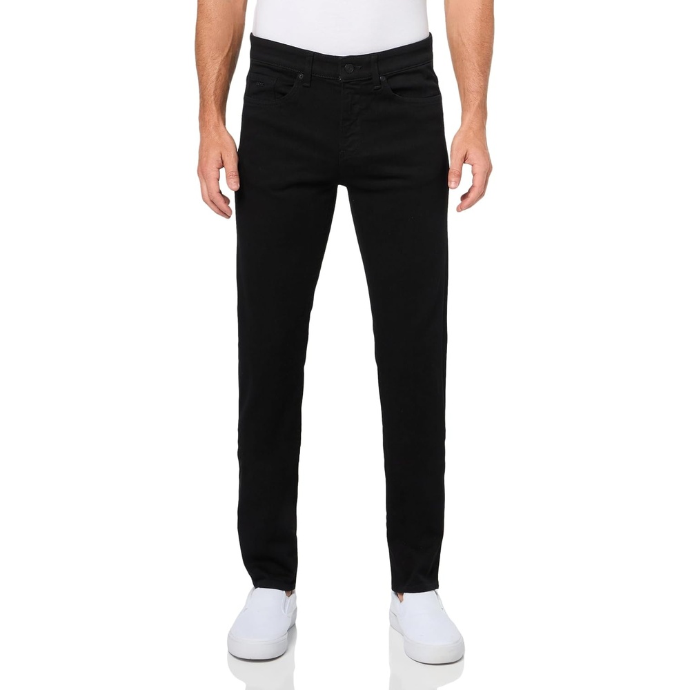 image:imageBOSS Mens Slim Fit Black Stretch Cotton JeansBlack Midnight