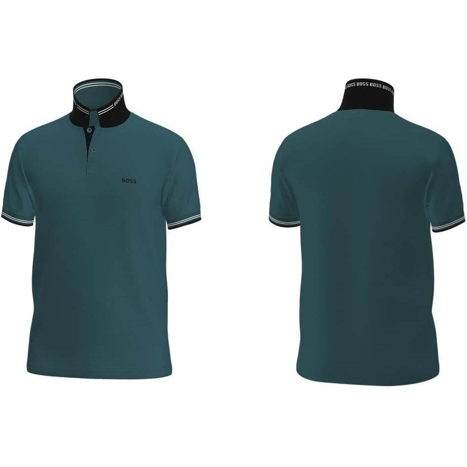 image:imageBOSS Mens Slim FitOpen Green 356