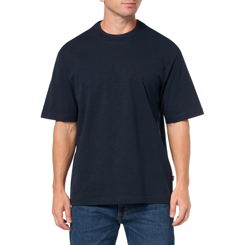 image:imageBOSS Mens Slub Yarn Single Jersey TShirtDark Sky