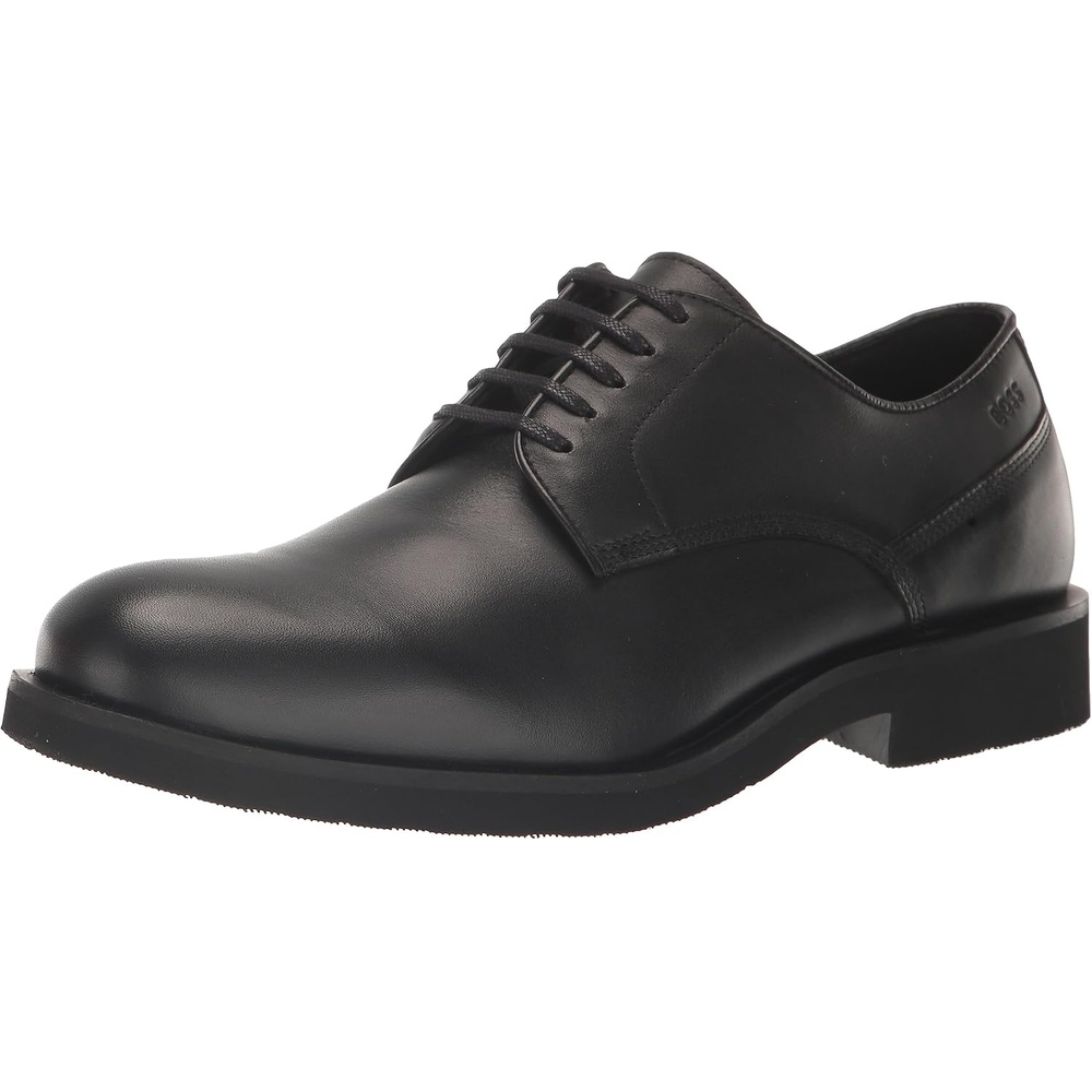 image:imageBOSS Mens Smooth Leather Derby Dress ShoeBlack Oil