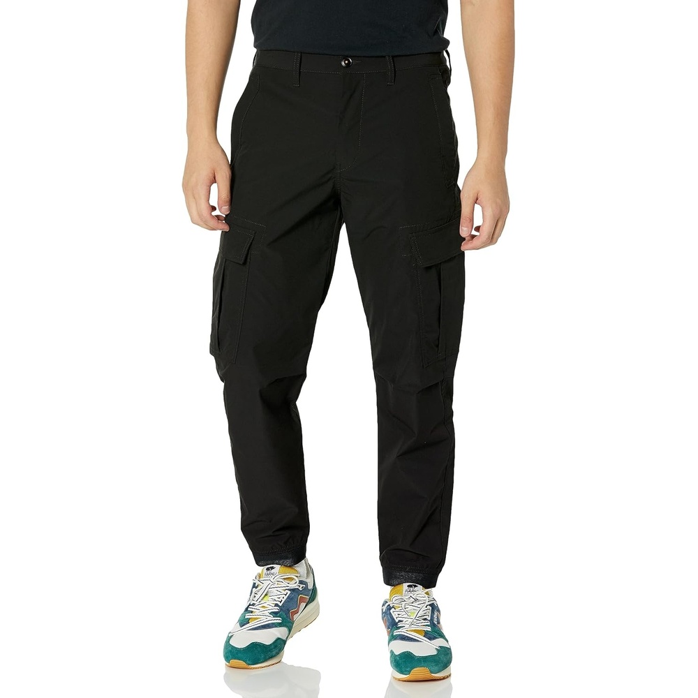 image:imageBOSS Mens Soft Cotton Twill Cargo Pocket PantsBlack Soil