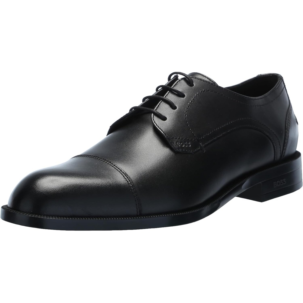 image:imageBOSS Mens Tayil Smooth Leather Derby Dress ShoeBlack Currant