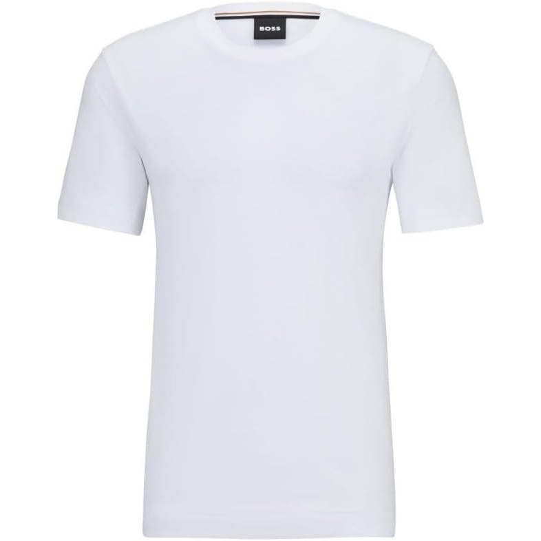 image:imageBOSS Mens Tiburt Short Sleeve Crewneck TShirtWhite