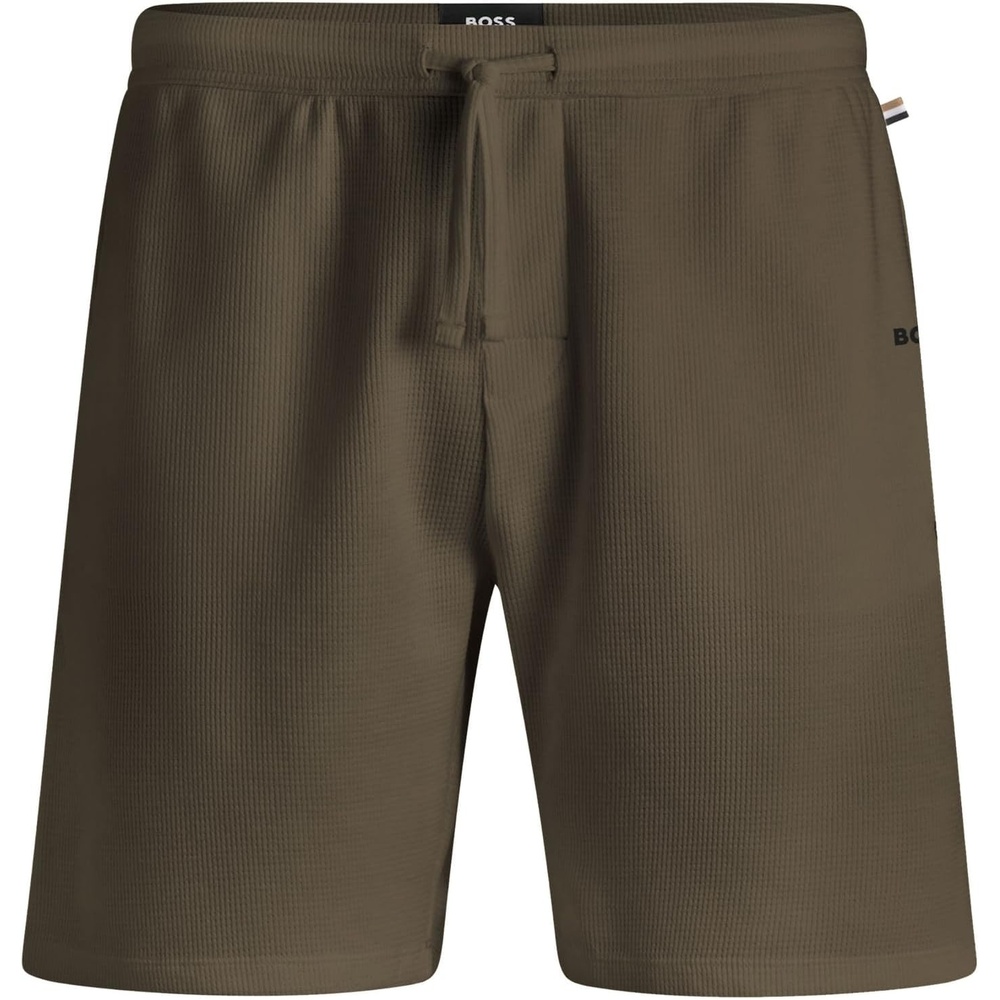 image:imageBOSS Mens Waffle Shorts 10269584 01Medium Brown 210