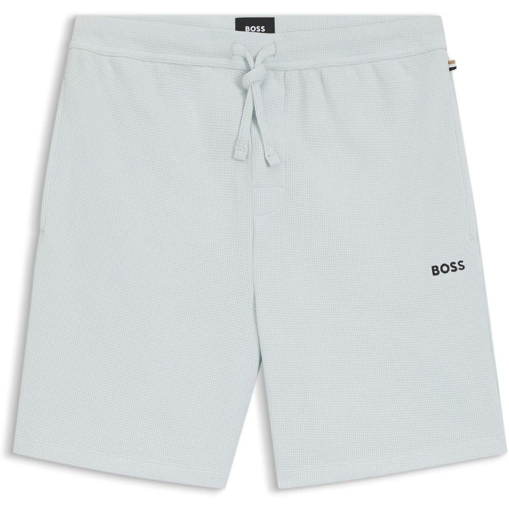 image:imageBOSS Mens Waffle Shorts 10269584 01Open Blue 499