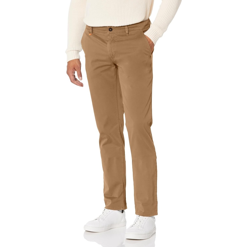 image:imageBOSS Schino Slim Chino TrousersTeak Wood Brown