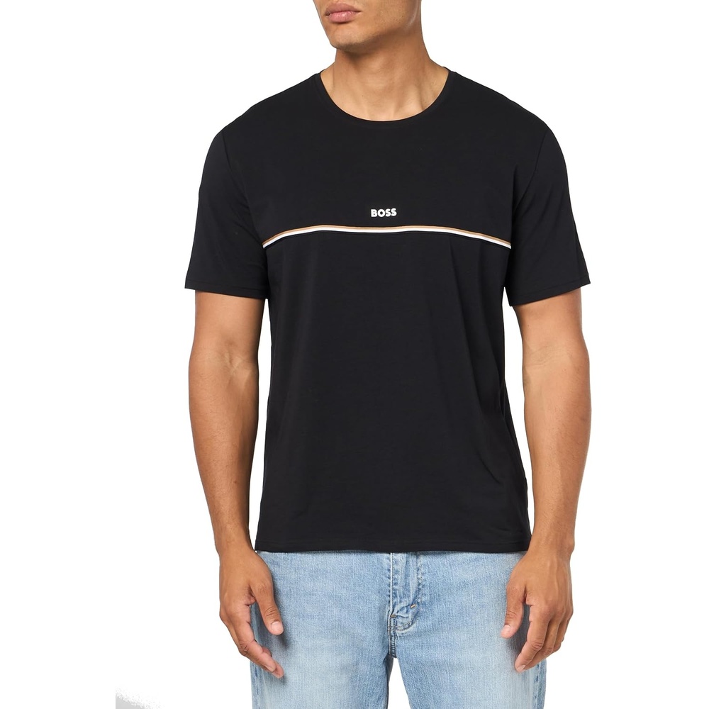 image:imageBOSS Soft Cotton Short Sleeve TShirtBlack Thunder