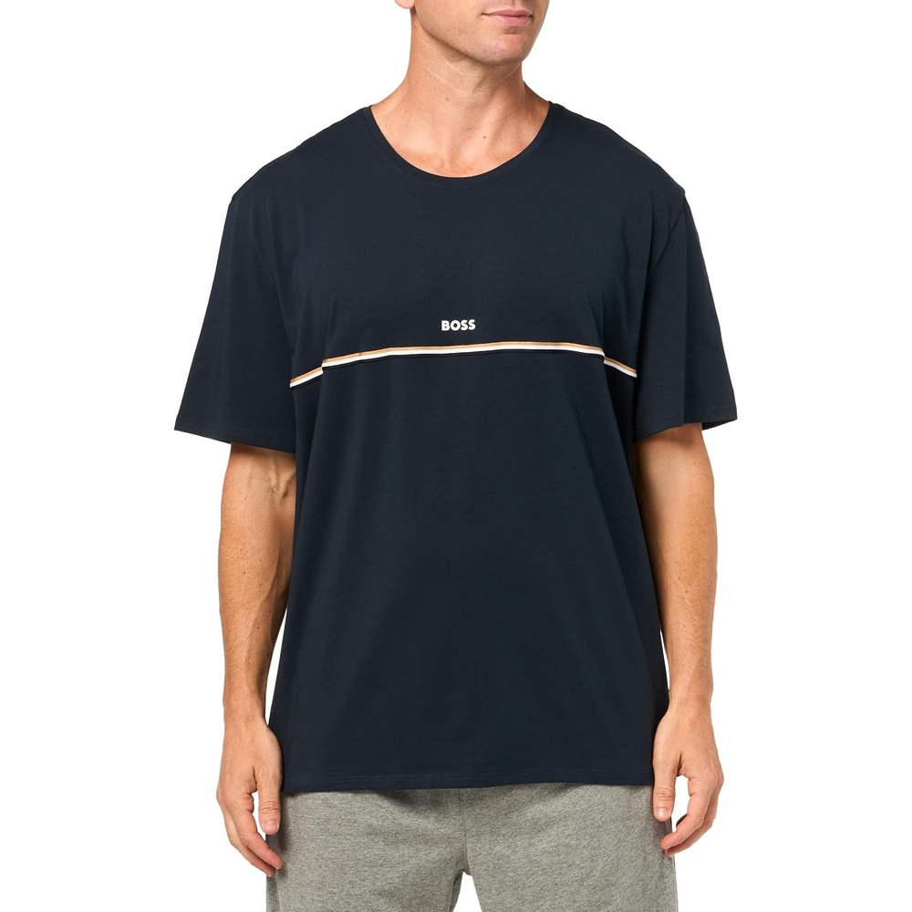 image:imageBOSS Soft Cotton Short Sleeve TShirtBlue Marine