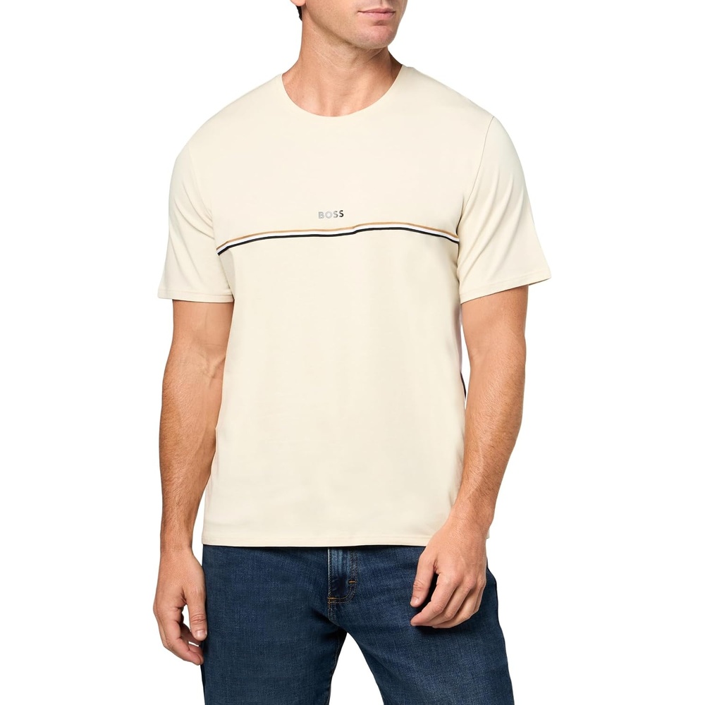 image:imageBOSS Soft Cotton Short Sleeve TShirtCashew