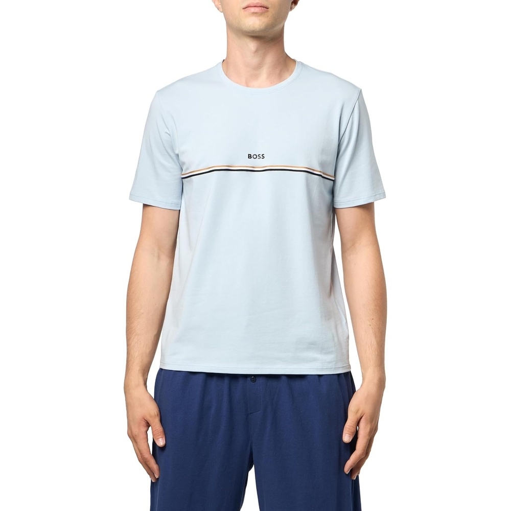 image:imageBOSS Soft Cotton Short Sleeve TShirtNiagara Mist