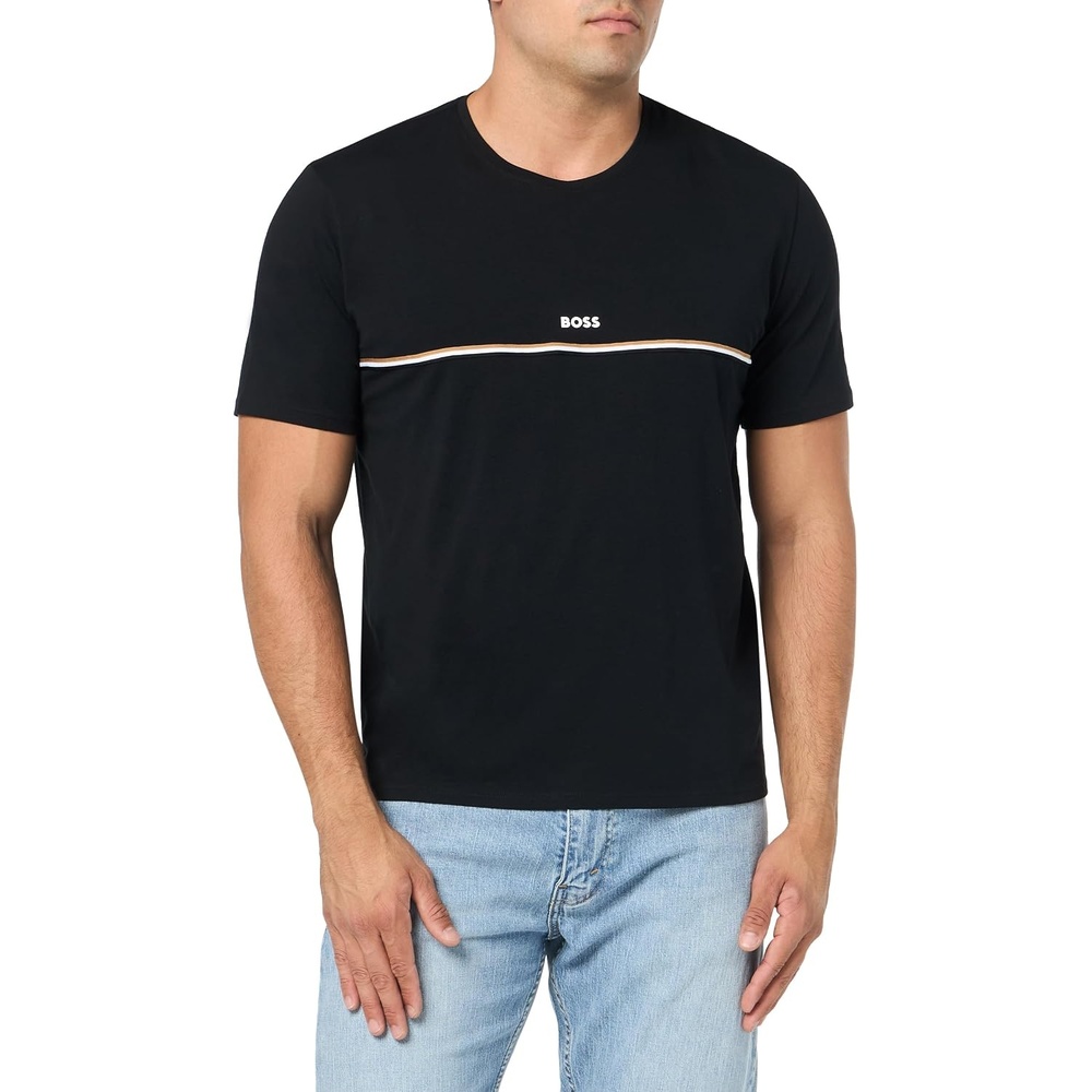 image:imageBOSS Soft Cotton Short Sleeve TShirtPepper Black