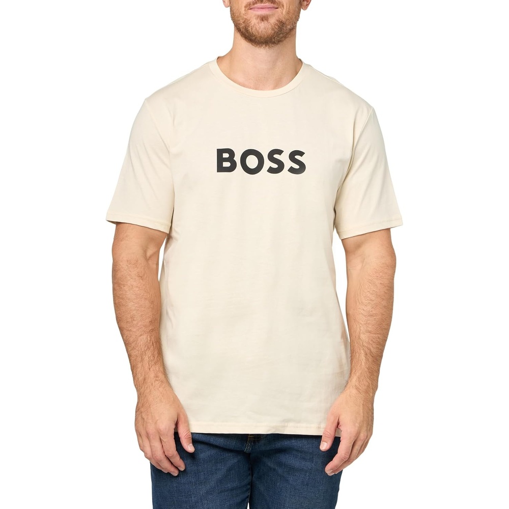 image:imageBOSS TShirt RN Slim Fit with Sun ProtectionCashew