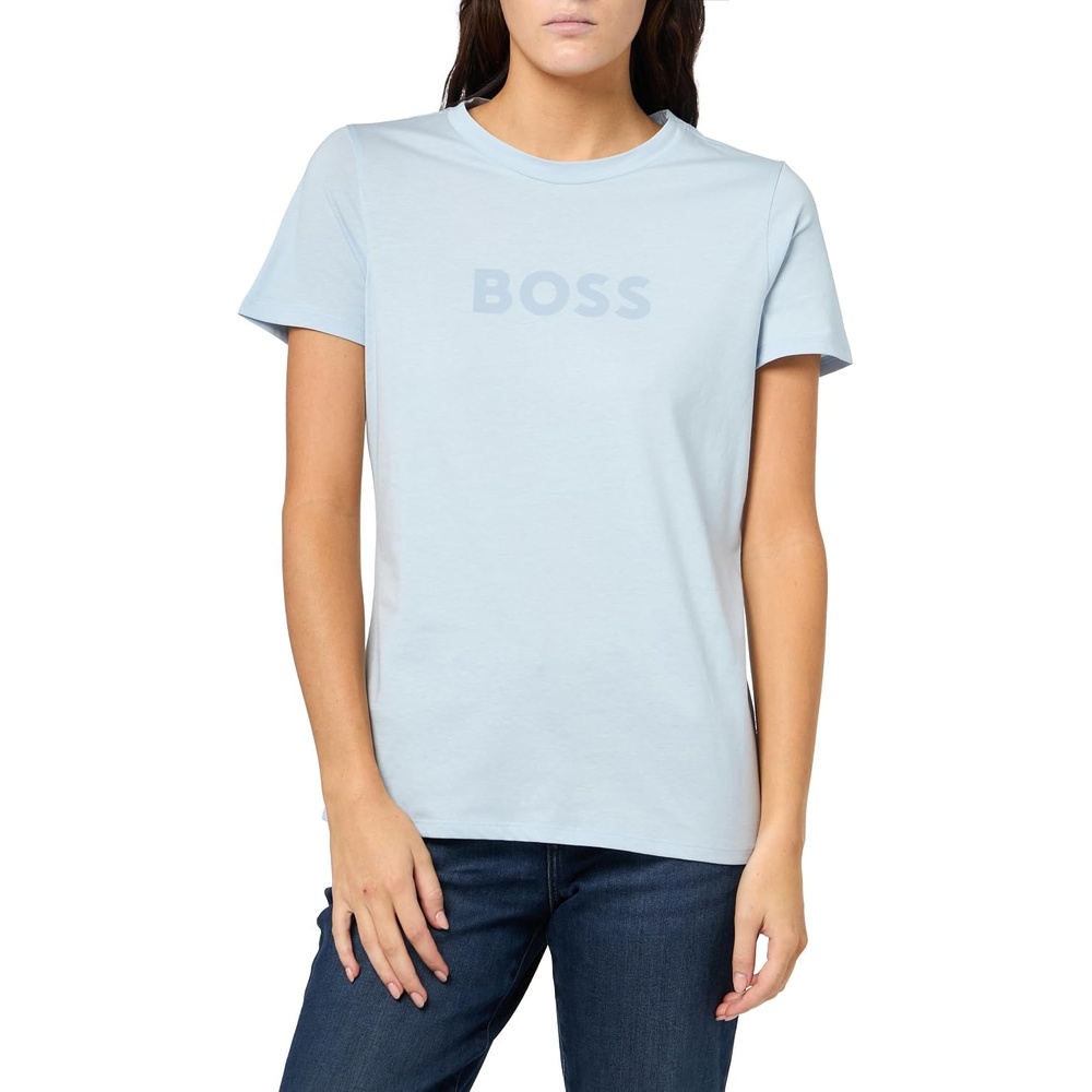 image:imageBOSS TShirt RN Slim Fit with Sun ProtectionIce Blue