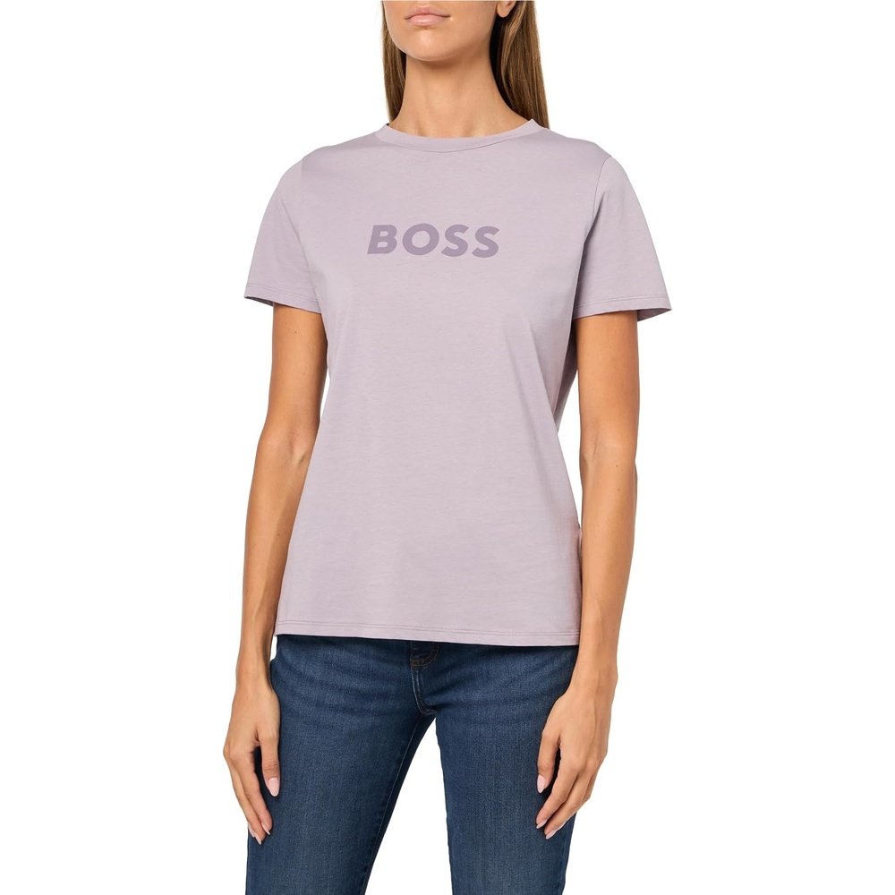 image:imageBOSS TShirt RN Slim Fit with Sun ProtectionWildflower Purple