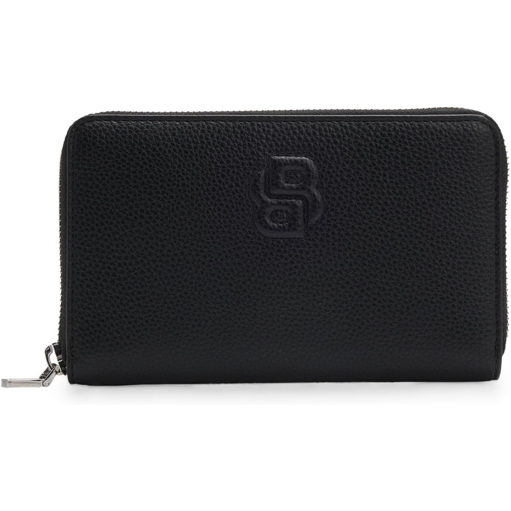 image:imageBOSS Womens Anett SM Ziparound 10277946 01 Zip Around WalletBlack