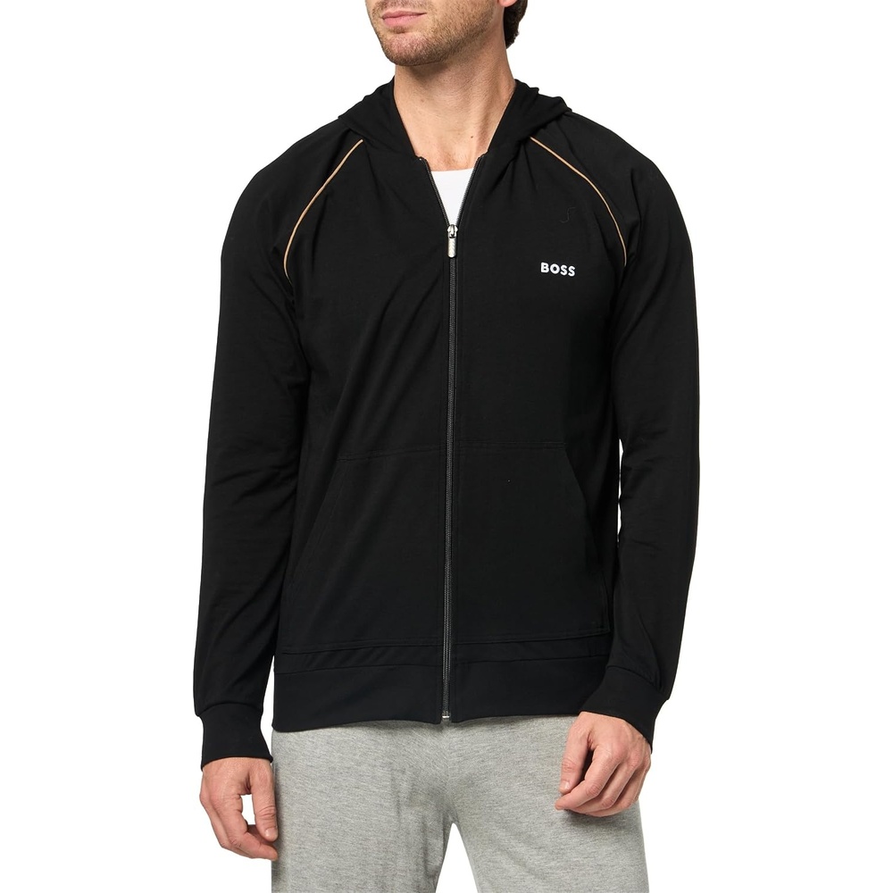 image:imageBOSS mens Mixampmatch Zip Up HoodieBlack Magnolia
