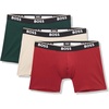 Crimson Red/Cream/Pine Tree Green