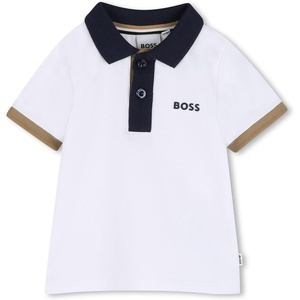 BOSS Boys’ Boss Boys Short Sleeve Polo(White)