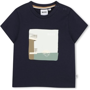 BOSS Boys’ Boss Boys Short Sleeves Tee-Shirt(Navy)
