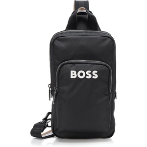 BOSS, Catch Monostrap Big Logo Bag, black gloss, One Size