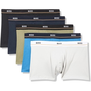 BOSS Men’s 5-pack Bold Logo Trunks(Skyway)