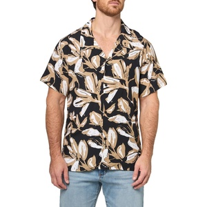 BOSS Men’s Beach Shirt(Black Gloss)
