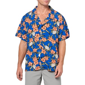 BOSS Men’s Beach Shirt(Cobalt Floral)