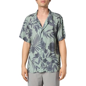 BOSS Men’s Beach Shirt(Sage Flowers)