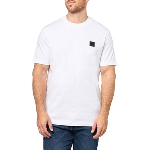 BOSS Men’s Big Logo Chain Cotton T-Shirt(White Sail)