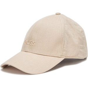 BOSS Mens Bold Center Logo Twill Cap(Cashew Beige)