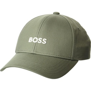 BOSS Mens Bold Center Logo Twill Cap(Earthy Green)