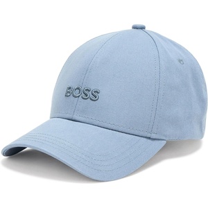 BOSS Mens Bold Center Logo Twill Cap(Forever Blue)