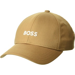 BOSS Mens Bold Center Logo Twill Cap(Medium Tan)