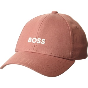 BOSS Mens Bold Center Logo Twill Cap(Misty Rose)