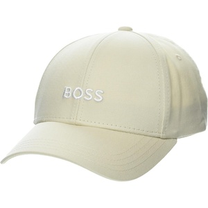 BOSS Mens Bold Center Logo Twill Cap(Oat Cream)