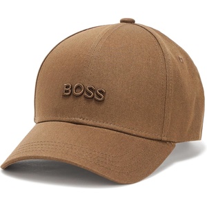BOSS Mens Bold Center Logo Twill Cap(Pewter Green)
