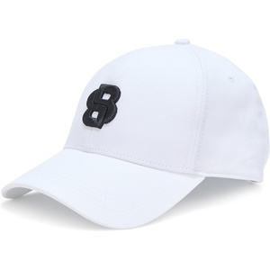 BOSS Mens Bold Center Logo Twill Cap(Powder White)