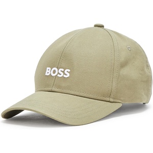 BOSS Mens Bold Center Logo Twill Cap(Tea Green)