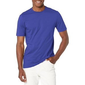 BOSS Men’s Chest Logo Soft Jersey Crew Neck T-Shirt(Rausing Violet)