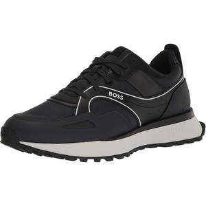 BOSS Men’s Colorblock Lace Up Sneakers(Berry Blue)