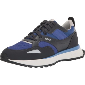 BOSS Men’s Colorblock Lace Up Sneakers(Cobalt Blue/Navy)