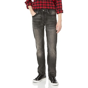 BOSS Men’s Delaware Slim Fit Stretch Jeans(Salt and Pepper Grey)