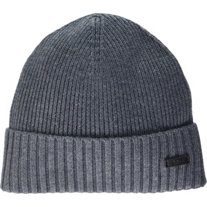 BOSS Mens Fati Ribbed Knit Hat(Earl Grey Tea)