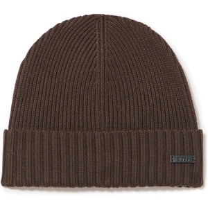 BOSS Mens Fati Ribbed Knit Hat(Mocha Fresh)